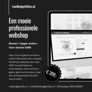 Basic Webshop – Jouw online winkel
