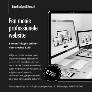 Basic Website – Jouw eigen website